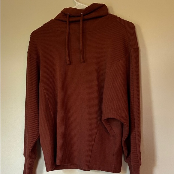 Simply Vera Vera Wang Sweaters - Simply Vera Vera Wang Women's Cowl Neck Sweater in Deep Rust